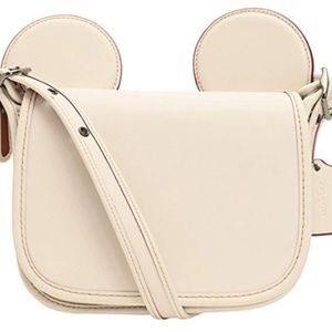 Coach x Disney Patricia Saddle Bag Mickey Ears